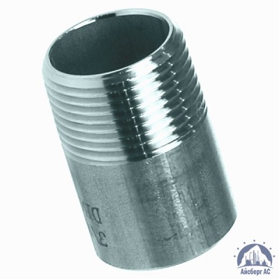 Ниппель стальной оцинкованный Ду 15 1/2'' ГОСТ 8965-75 купить в Актобе