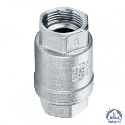 Клапан обратный муфтовый нержавеющий DN 32 42,4 мм 1 1/4" AISI 304 купить в Актобе