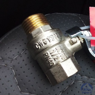 Кран шаровый нержавеющий муфтовый трёхходовой L образный DN 20 26,9 мм 3/4" AISI 316 купить в Актобе