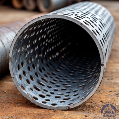 Труба перфорированная стальная купить в Актобе