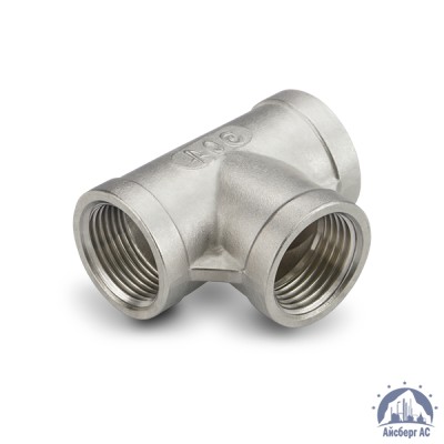 Тройник нержавеющий ВР-ВР-ВР DN 65 2 1/2" 76,1 мм AISI 304 купить в Актобе