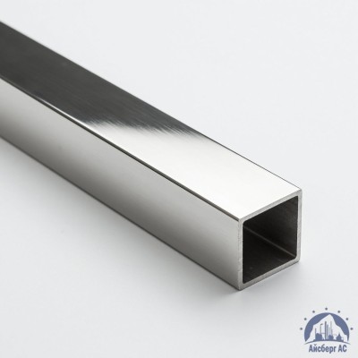 Труба нержавеющая квадратная 50х50х2 мм зеркальная AISI 304 DIN 2395 купить в Актобе