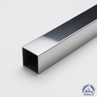 Труба нержавеющая квадратная 40х40х1,5 мм зеркальная AISI 304 DIN 2395 купить в Актобе