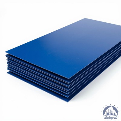 Лист с полимерным покрытием 2х1250х2500 мм RAL 5005 купить в Актобе