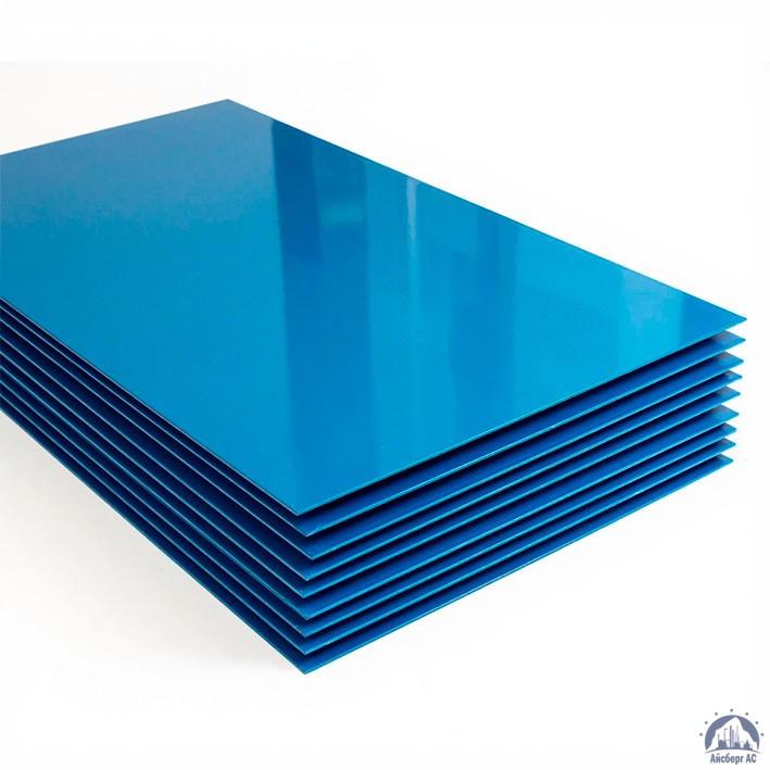 Лист с полимерным покрытием 2х1250х2500 мм RAL 5012