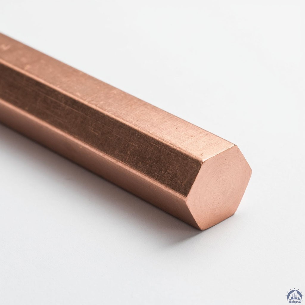 Шестигранник медный 100 мм М1 ГОСТ 1535-2016