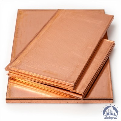 Плита медная 97х600х1500 мм ГПРХХ М1ф ГОСТ 1173-2006 купить в Актобе