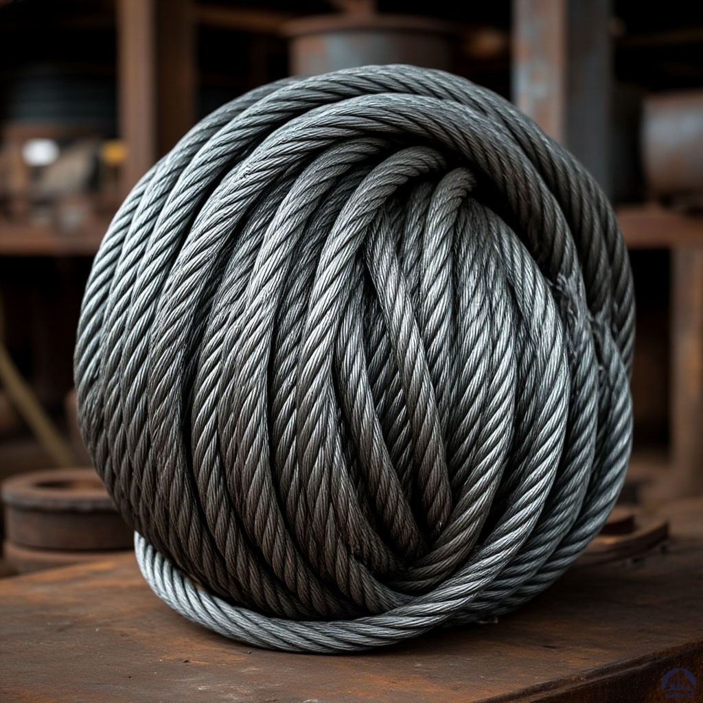 Канат 9,1 мм ГОСТ 2688-80 свивка ЛК-Р 6х19 (1+6+6/6)+1