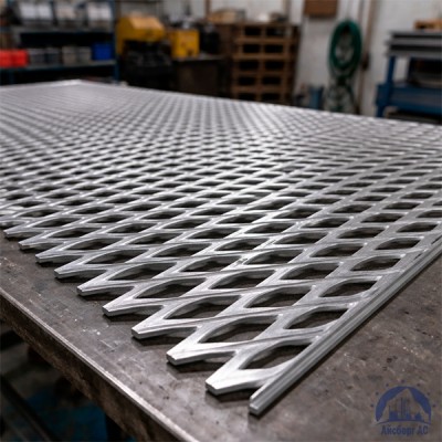 Алюминиевая декоративная просечно-вытяжная сетка 10х46.20х8 мм купить в Актобе