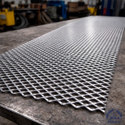 Алюминиевая декоративная просечно-вытяжная сетка 6.50х25х5 мм купить в Актобе