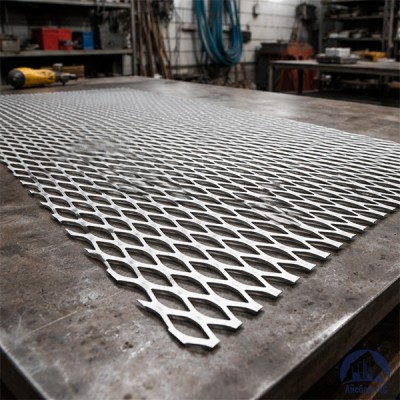 Алюминиевая декоративная просечно-вытяжная сетка 6х30х6,25 мм купить в Актобе