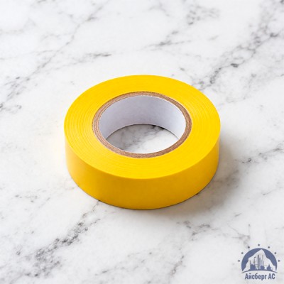 Лента изоляционная ПВХ (Полимерпак) 20 мм желтая купить в Актобе