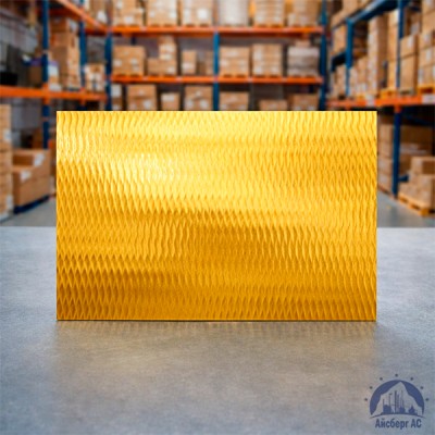 Лист нержавеющий 1,5х1219х2438 мм шлифованная под золото 08Х18Н10 текстурированный купить в Актобе