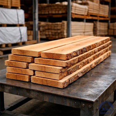 Доска необрезная 25х100 мм лиственница сорт 1 купить в Актобе